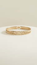 Champagne gold choker necklace