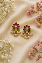 Jadav Kundhan - Lotus Ear ring